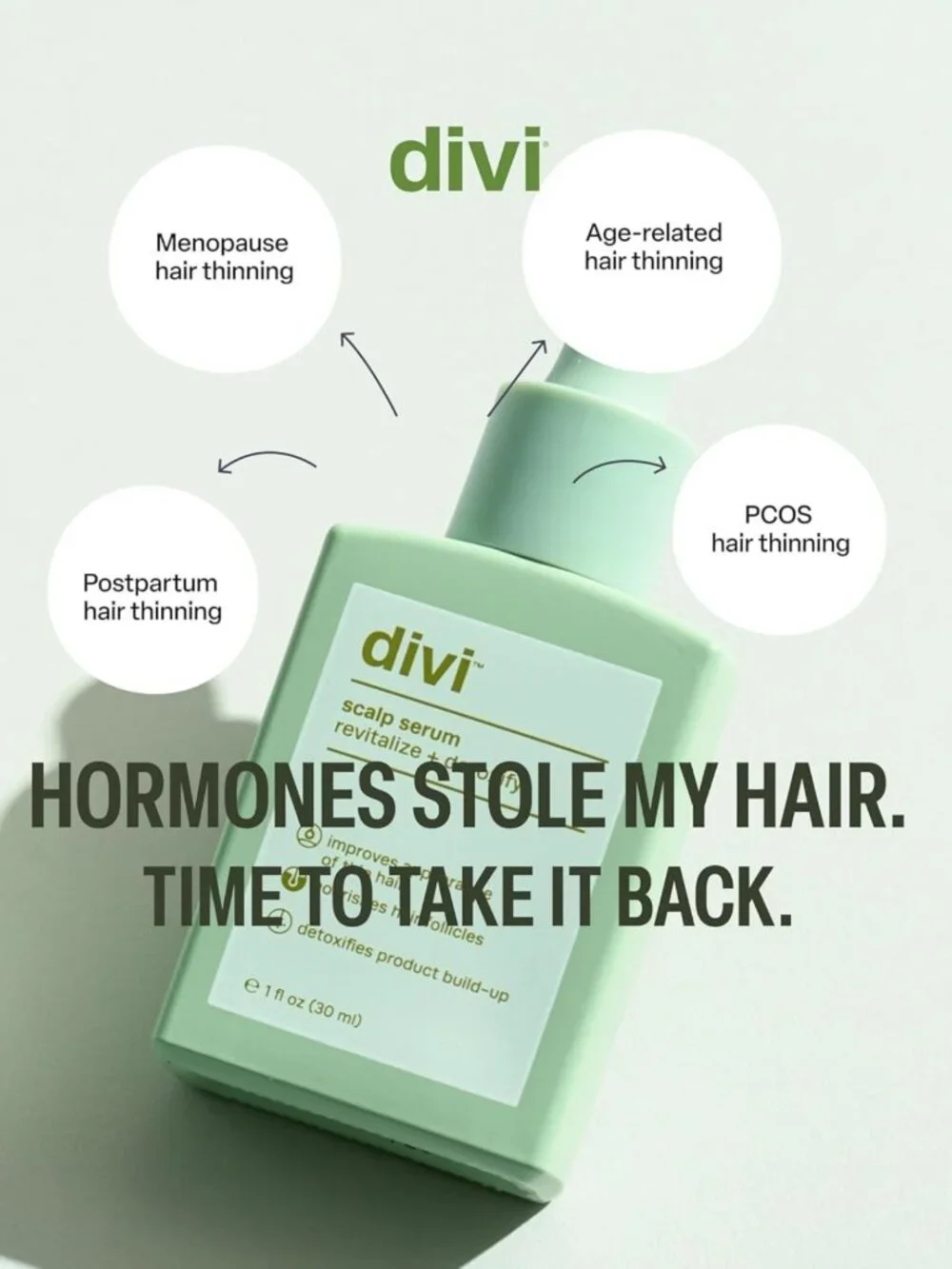 Revitalize Hair with Peptide Scalp Serum | Promotes Fuller-Looking Locks | 30ml